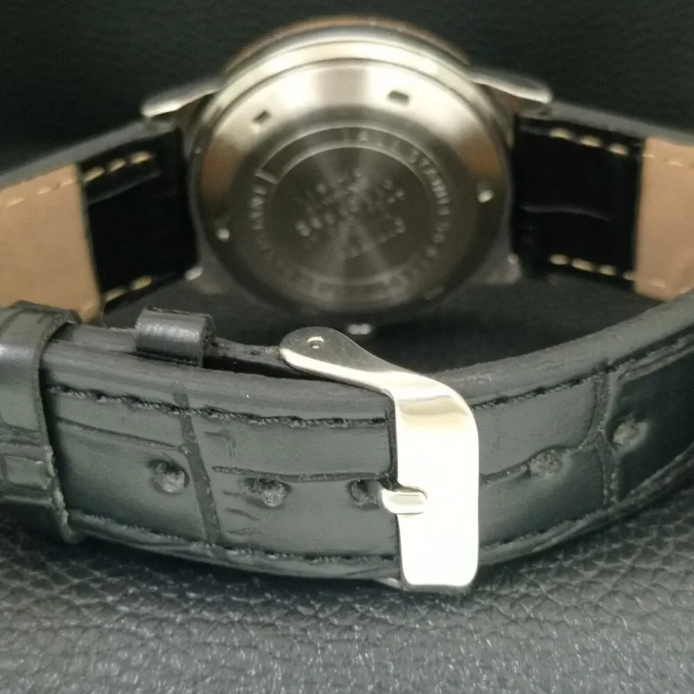 Vintage 1979 Citizen Automatic Mens Silver Watch W/daydate & Gold accents